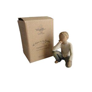 *Willow Tree 'Inquisitive Child' Statue Figurine DEMDACO - NIB